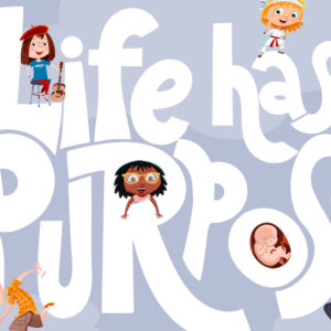 "Life Has Purpose" sticker by The Radiance Foundation