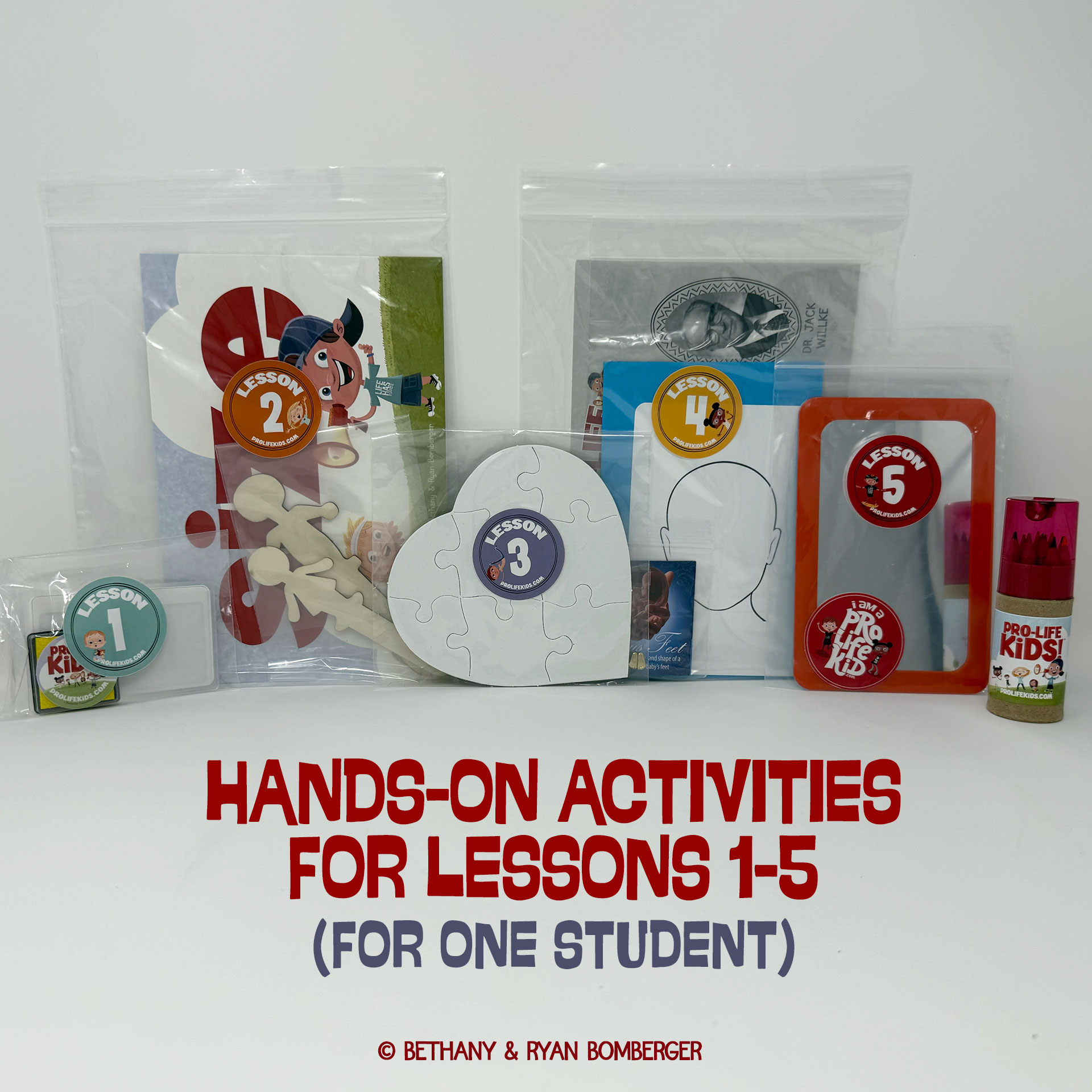 PRO-LIFE KIDS! Hands-On Activities (for one student)
